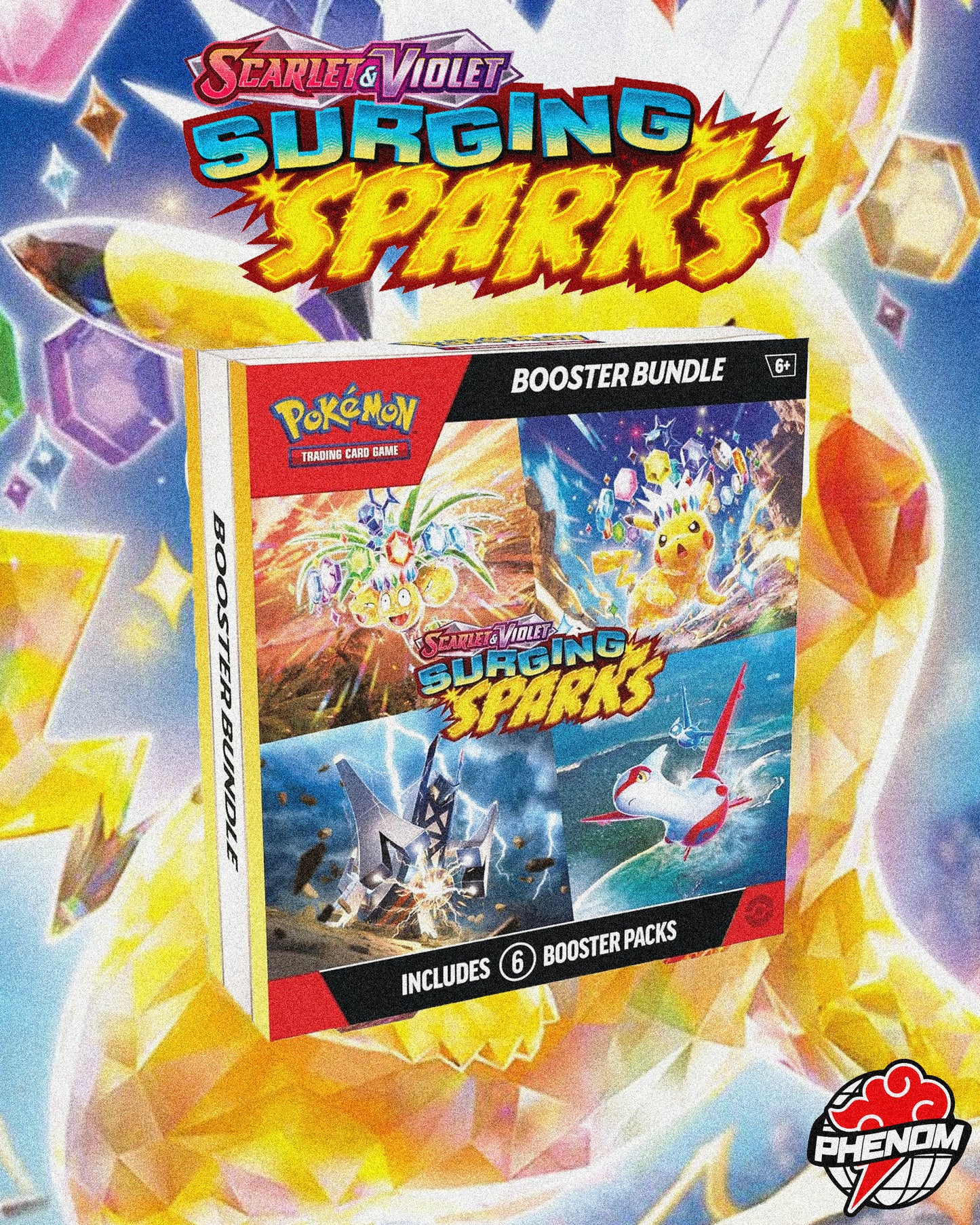 POKEMON TCG: SCARLET AND VIOLET (SV08: SURGING SPARKS BOOSTER BUNDLE (6CT))