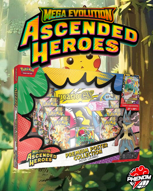POKEMON TCG: ASCENDED HEROES PREMIUM POSTER COLLECTION - ME2.5 ASCENDED HEROES
