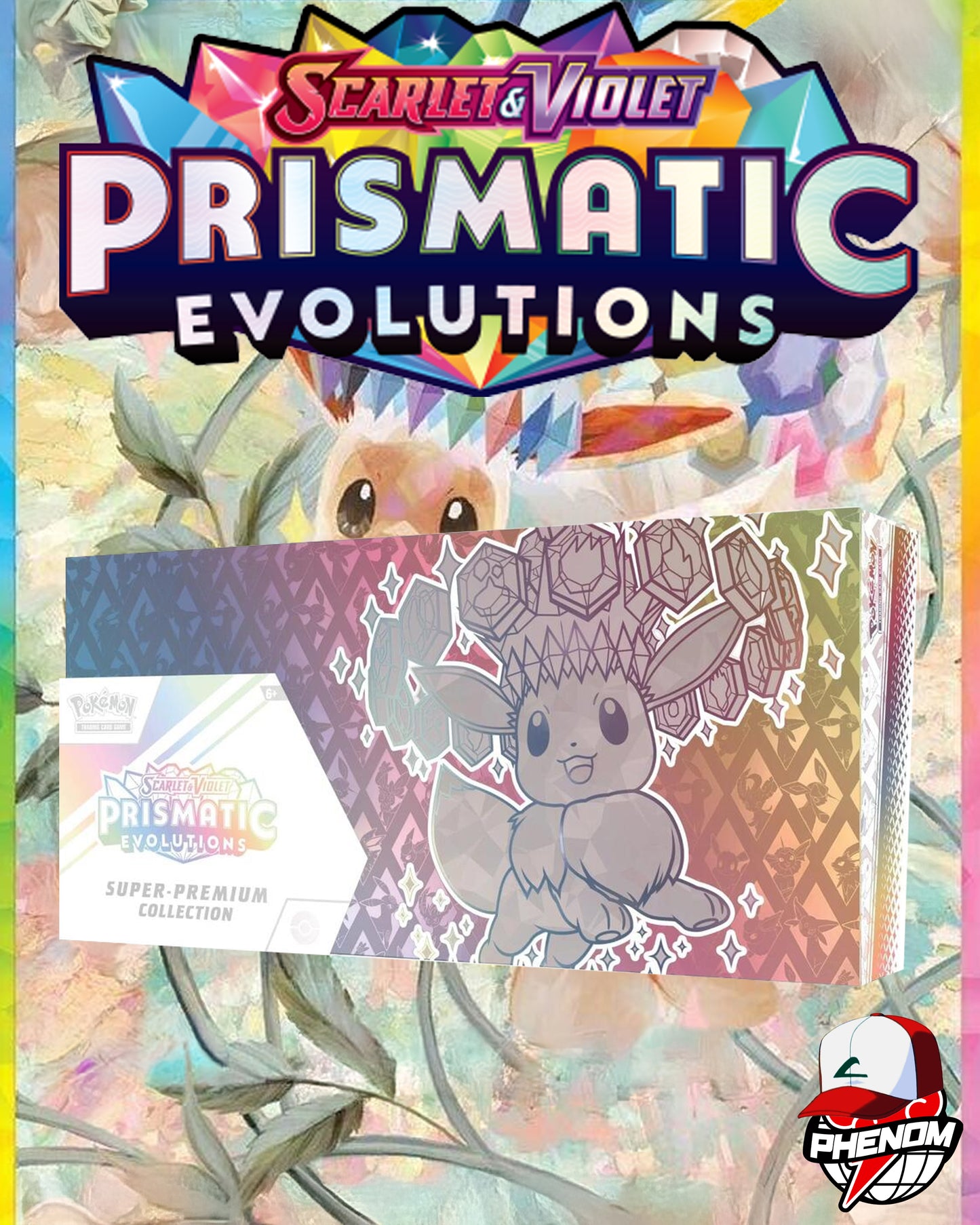 POKEMON TCG: SCARLET AND VIOLET (SV8.5): PRISMATIC EVOLUTIONS SUPER-PREMIUM COLLECTION