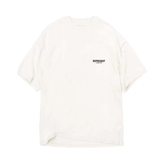 REPRESENT OWNER'S CLUB T-SHIRT ASH FLAT WHITE