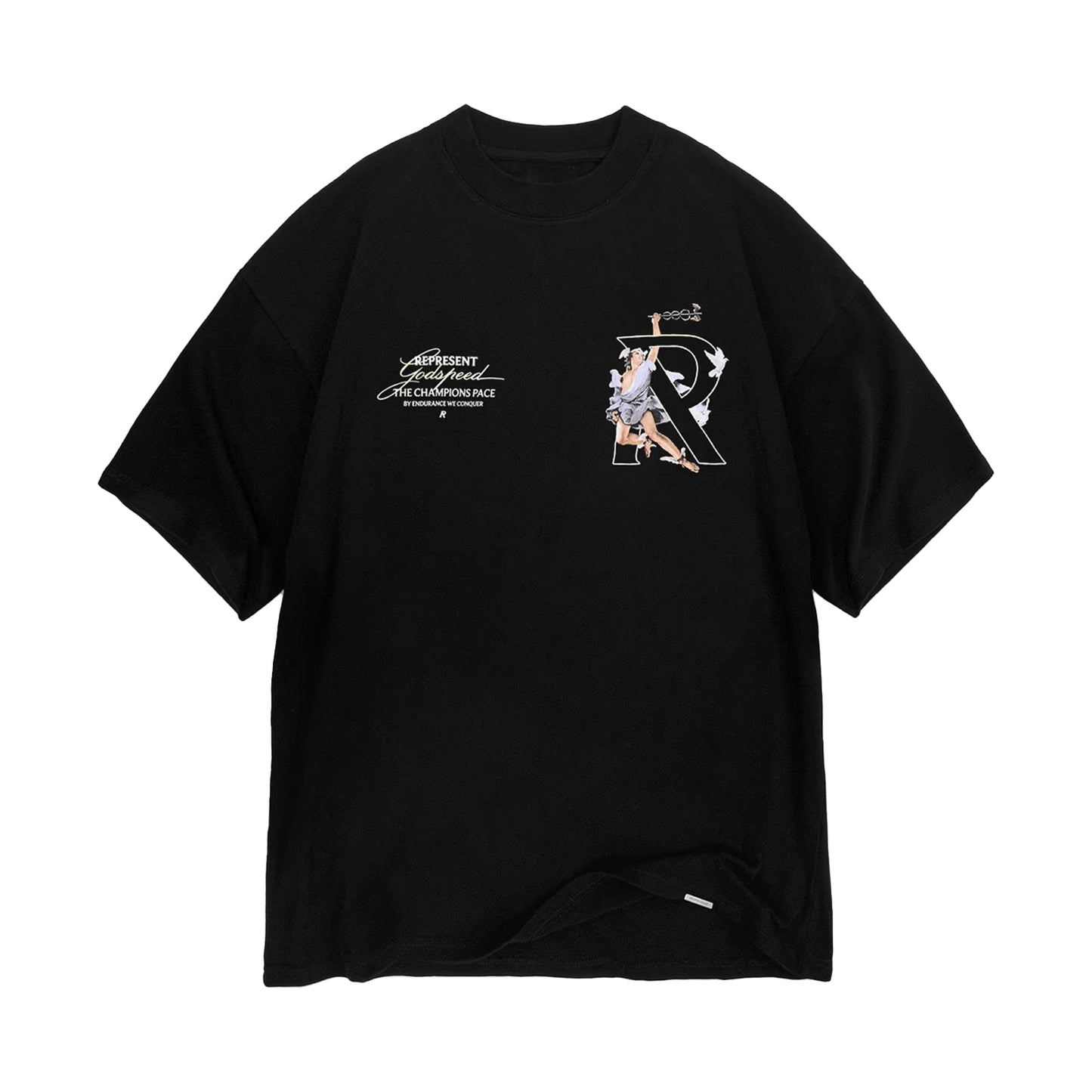 REPRESENT HERMES T-SHIRT JET BLACK