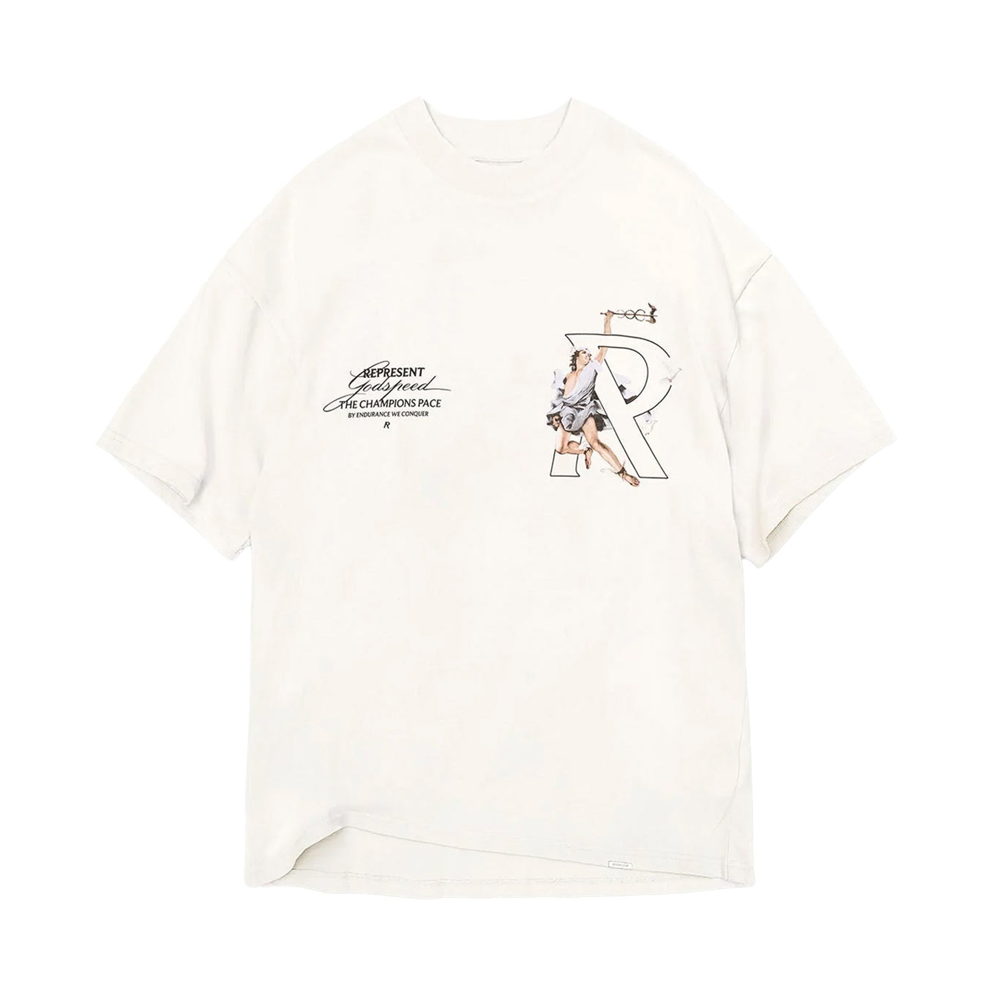 REPRESENT HERMES T-SHIRT FLAT WHITE