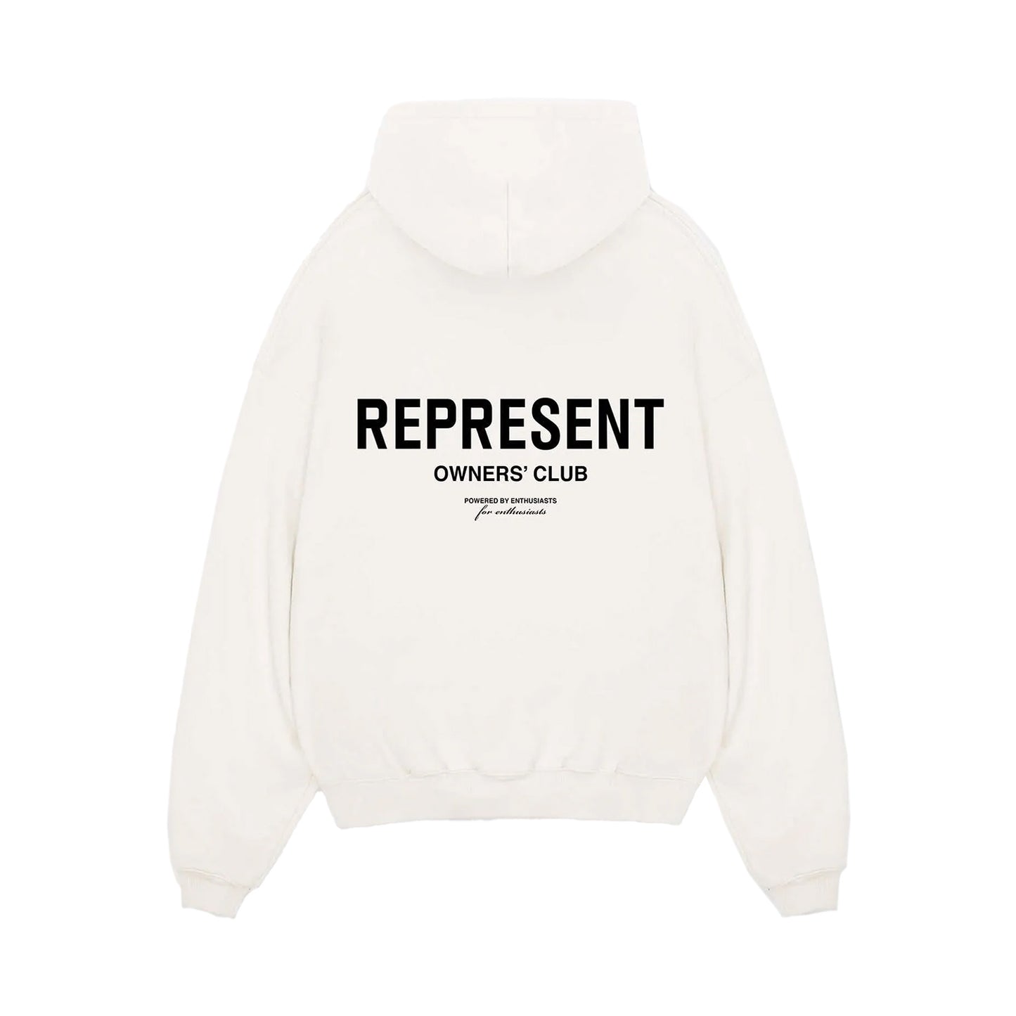 REPRESENT OWNER'S CLUB HOODIE FLAT WHITE