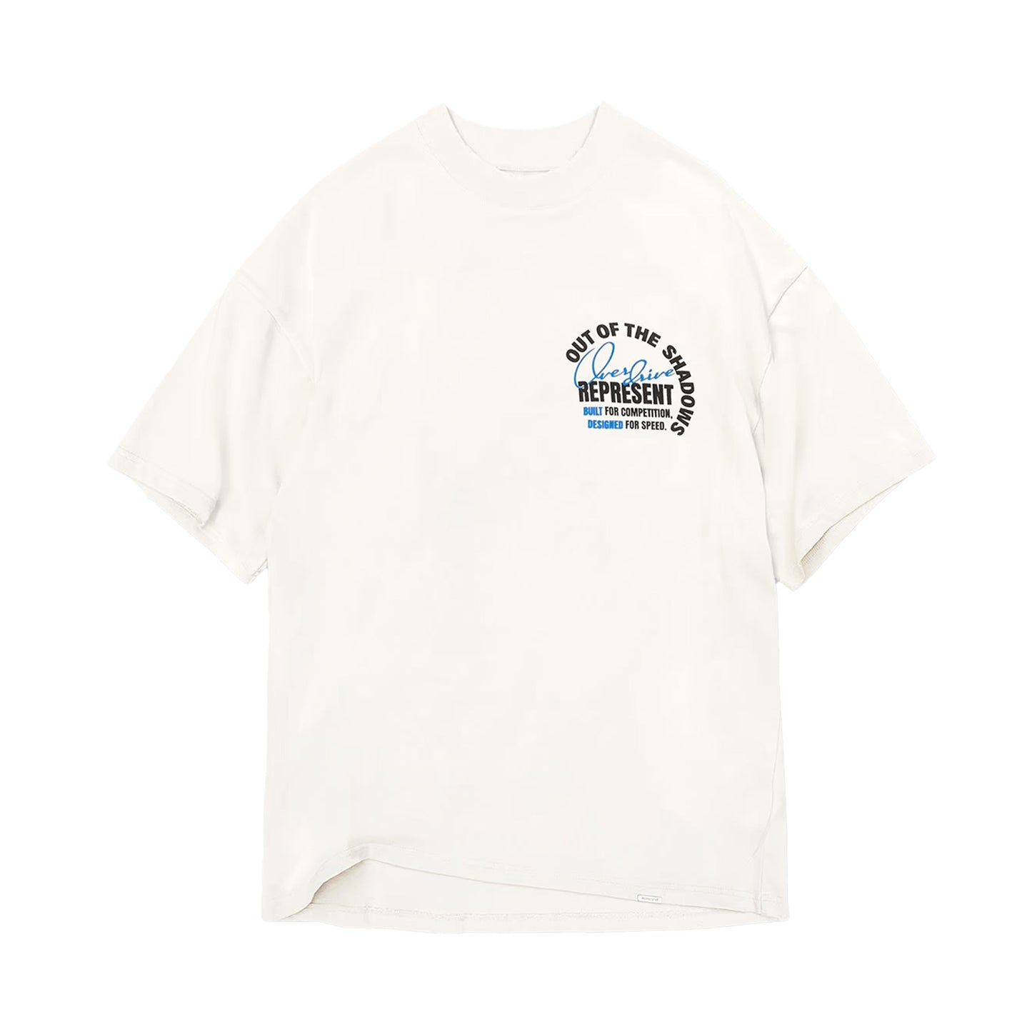REPRESENT OUT OF THE SHADOWS T SHIRT FLAT WHITE