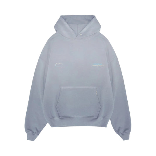 REPRESENT PATRON OF THE CLUB HOODIE WASHED GREY