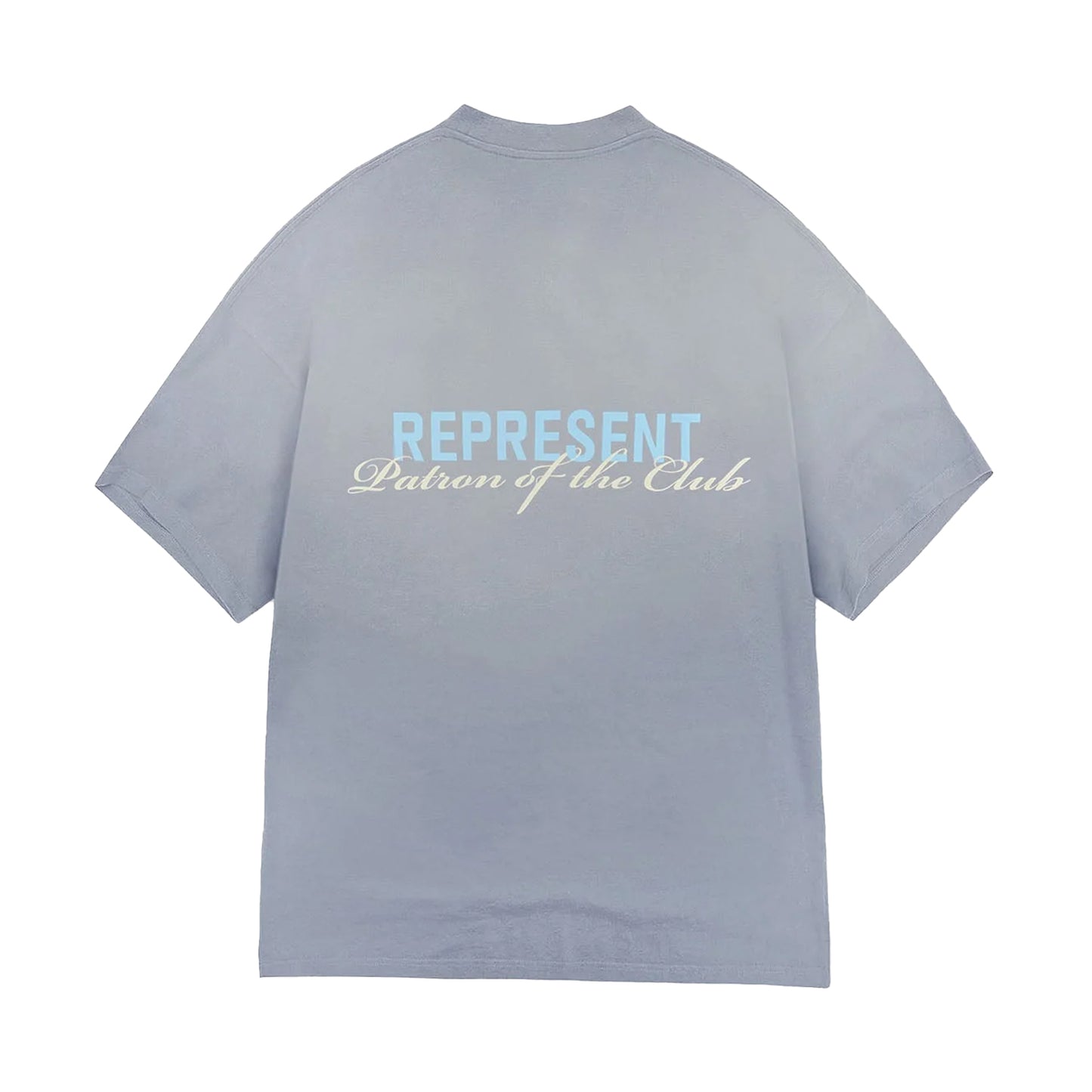 REPRESENT PATRON OF THE CLUB T-SHIRT WASHED GREY