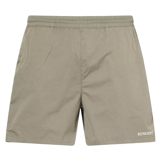 REPRESENT SERIF SHORT WASHED KHAKI