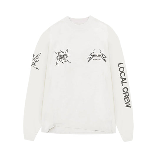 REPRESENT 40 YEAR ANNIVERSARY LS T-SHIRT WHITE