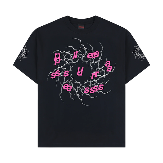 PLEASURES ROTATION T-SHIRT BLACK