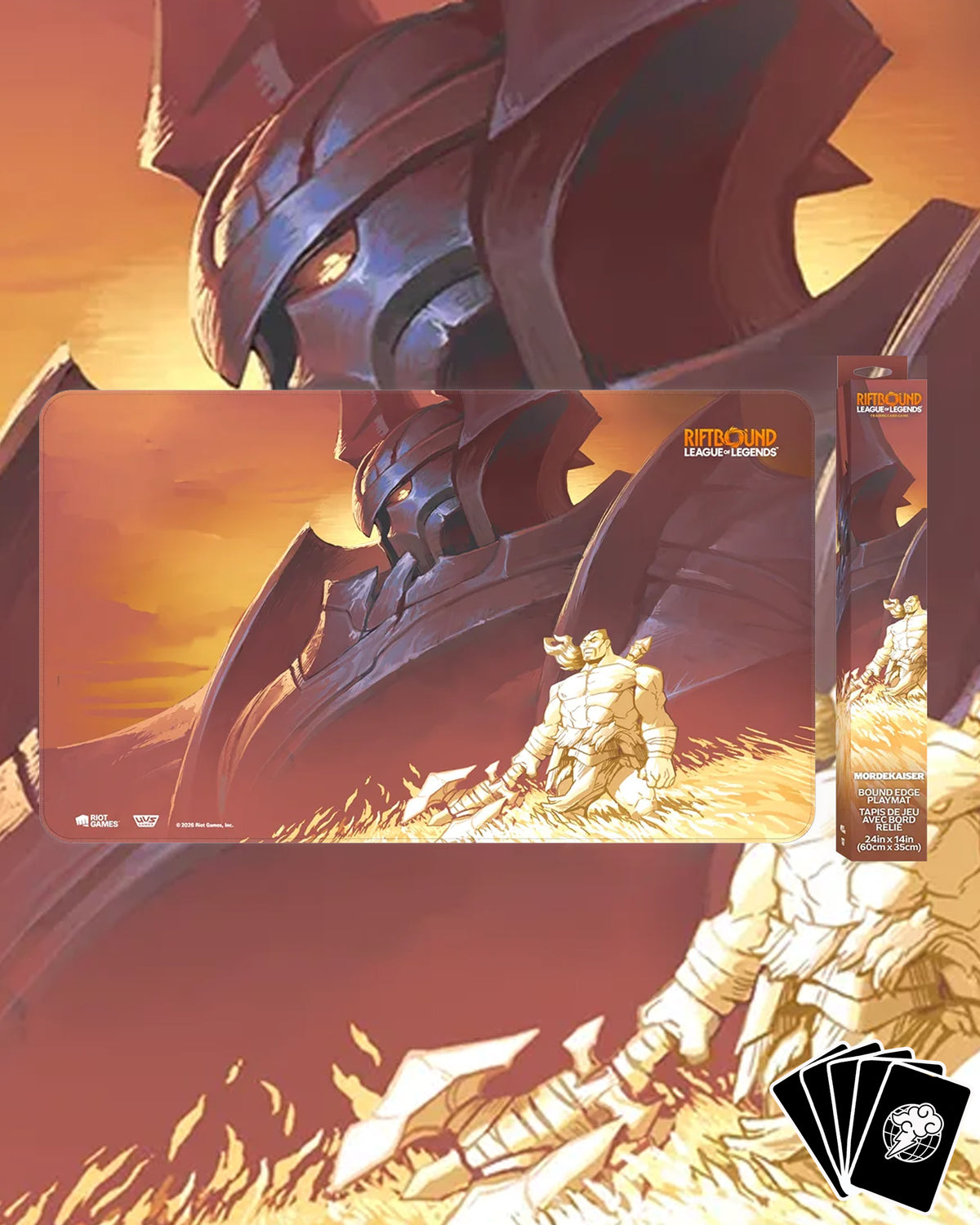 RIFTBOUND TCG: LEAGUE OF LEGENDS: SET 5 RADIANCE PLAYMAT 4: MORDEKAISER IRON REVENANT