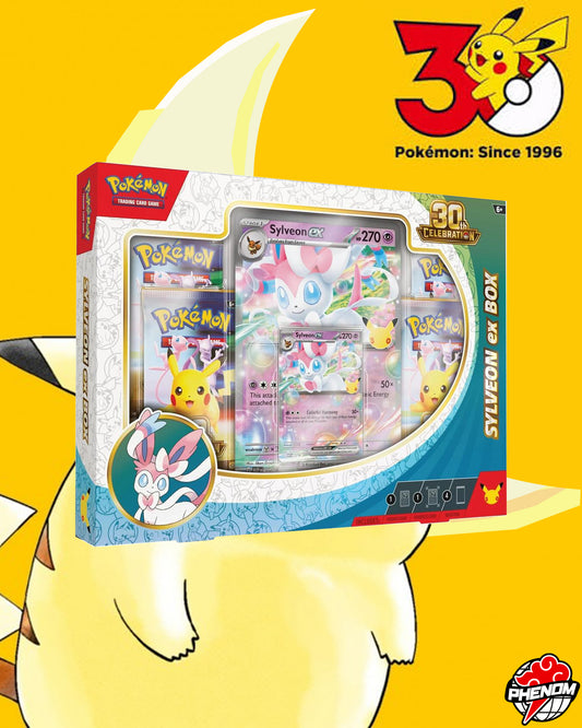 POKEMON TCG: 30TH CELEBRATION SYLVEON EX BOX - ME: 30TH CELEBRATION