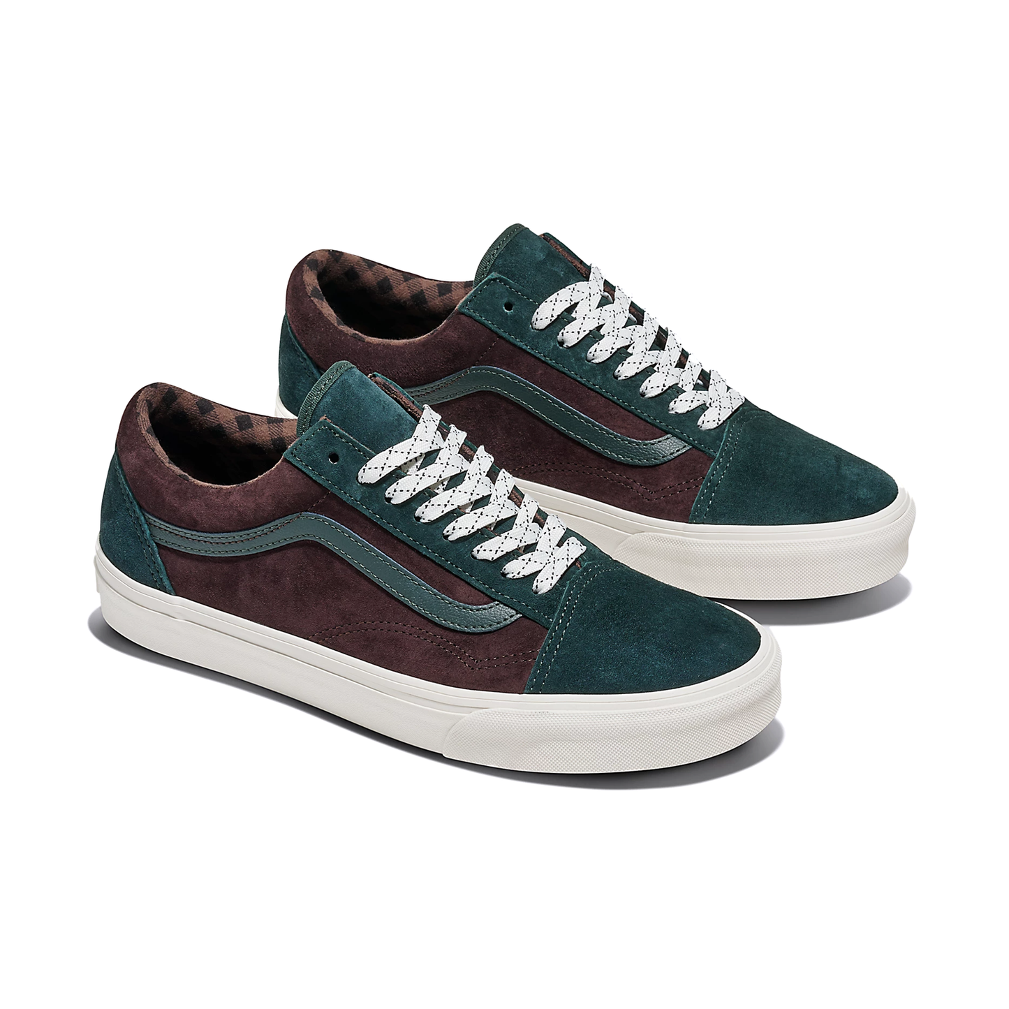 VANS U OLD SKOOL PLAID SCARAB