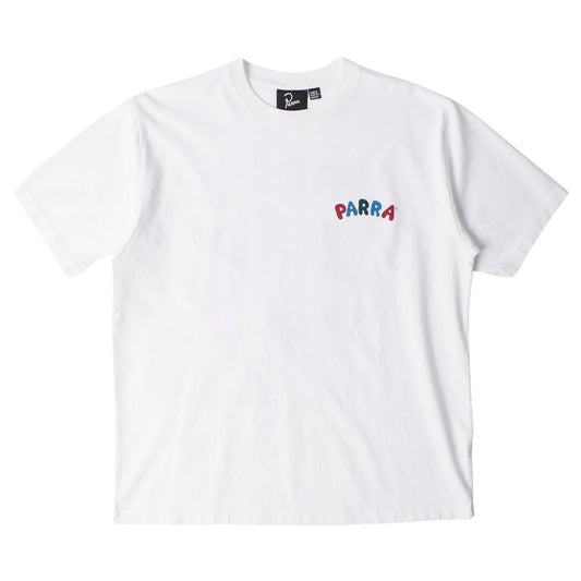 PARRA THIS DAMN CHAIR T SHIRT WHITE