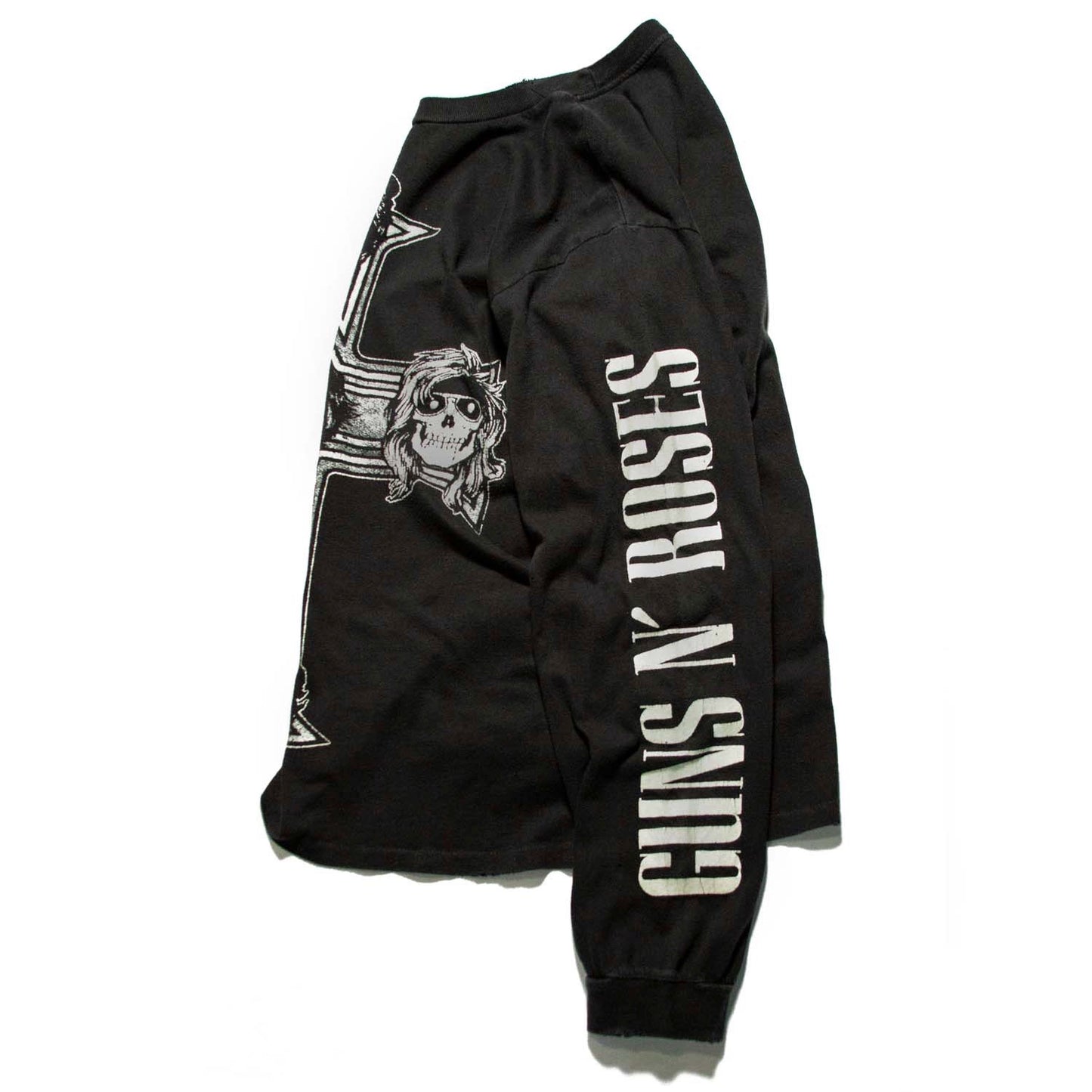 MADEWORN GUNS N' ROSES CROSS LONG SLEEVE SHIRT