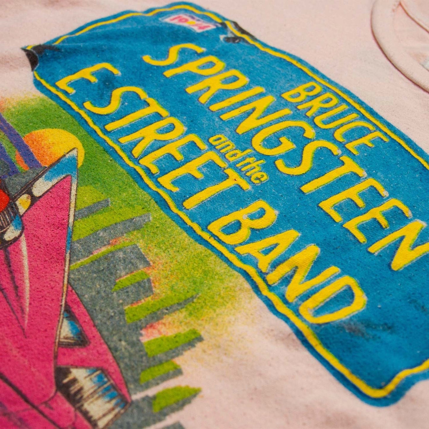 MADEWORN BRUCE SPRINGTEEN BORN IN THE U.S.A SS TEE