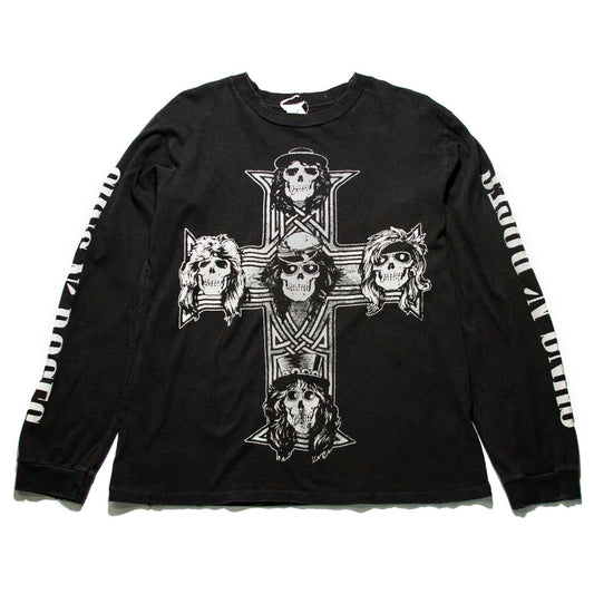 MADEWORN GUNS N' ROSES CROSS LONG SLEEVE SHIRT