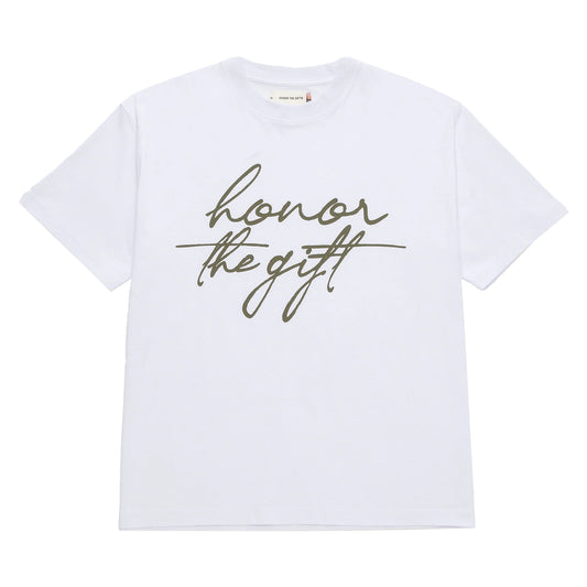HONOR THE GIFT SCRIPT SS TEE