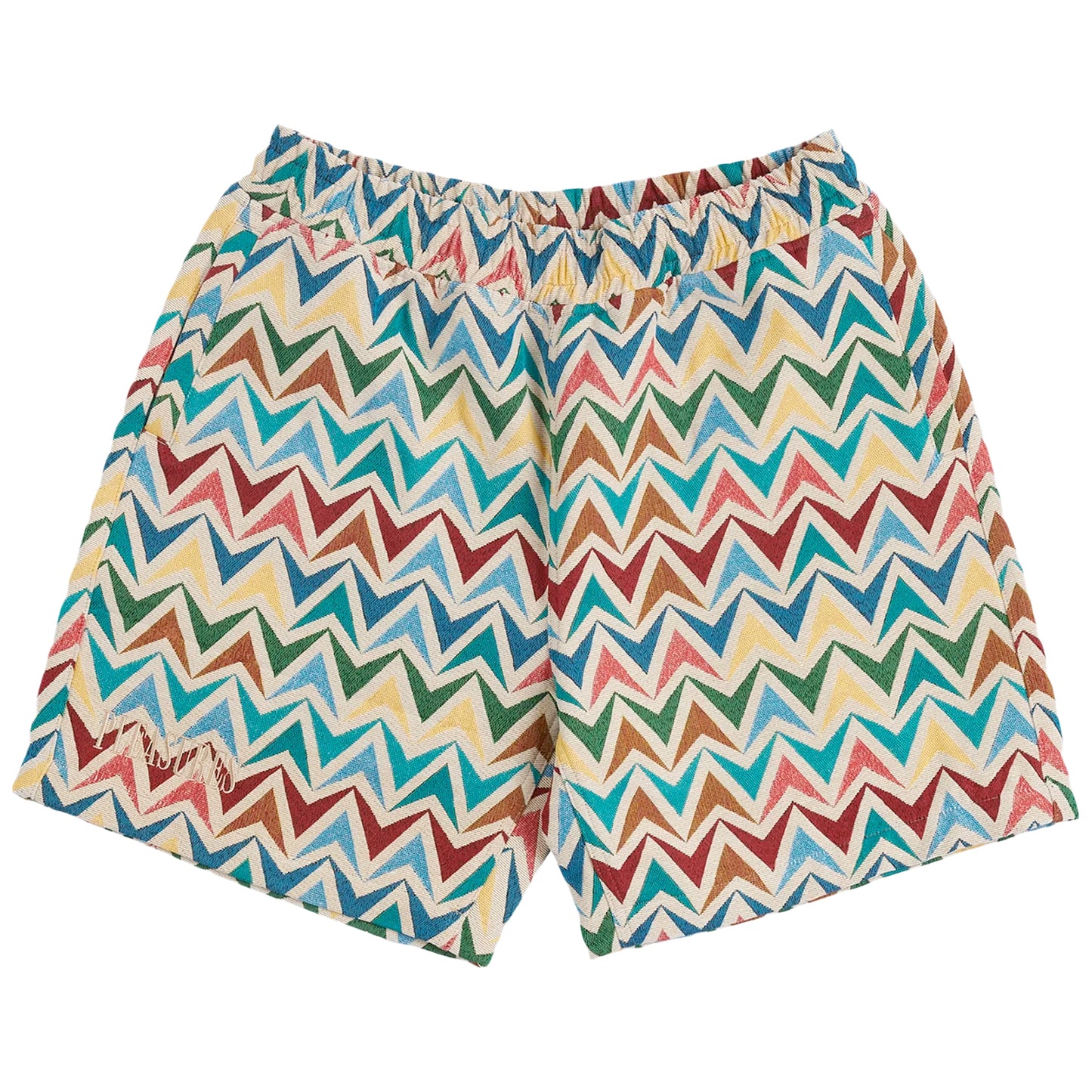 PLEASURES BASKET WOVEN SHORTS