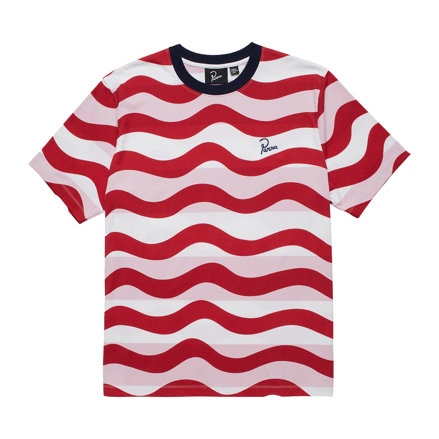 PARRA STRIPED OVER STRIPES T-SHIRT