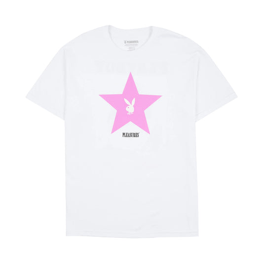 PLEASURES WHITE CONNECT T-SHIRT