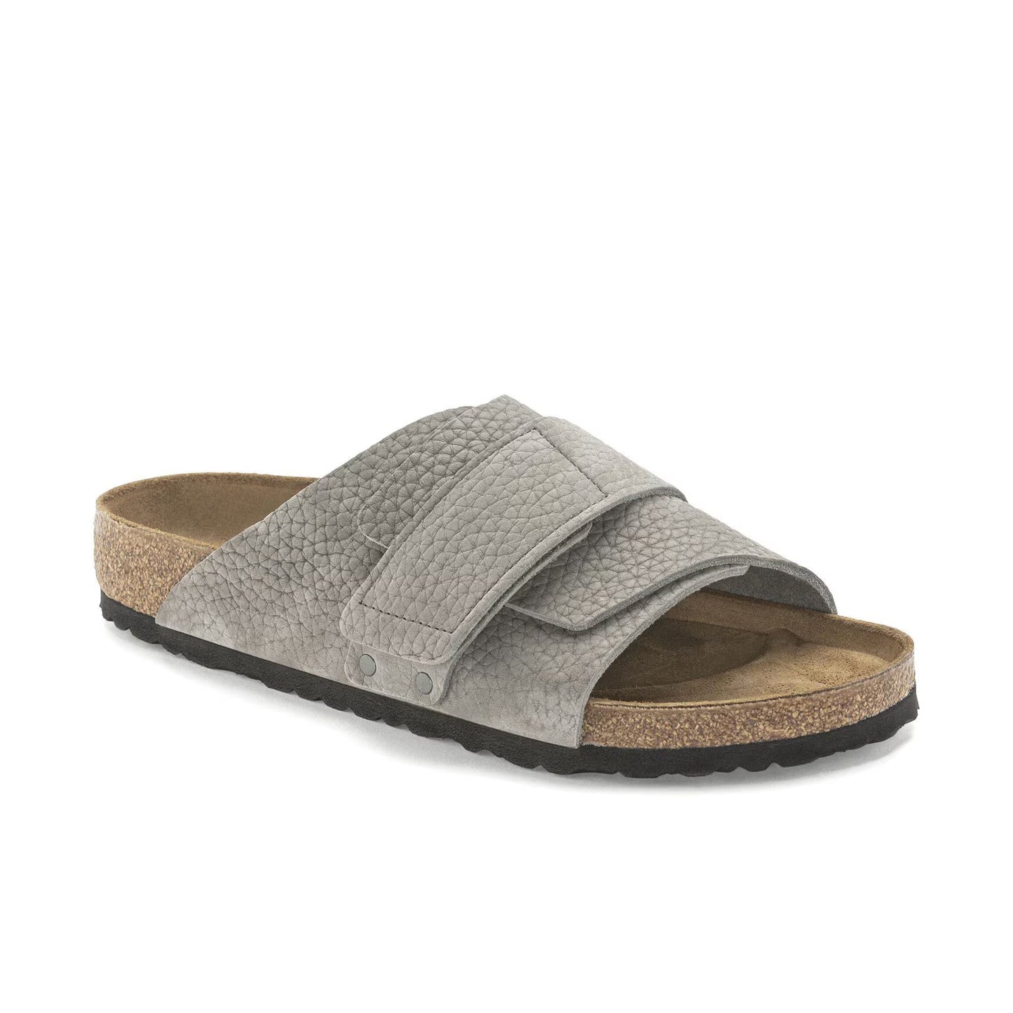 KYOTO NUBUCK LEATHER DESERT BUCK WHALE GRAY