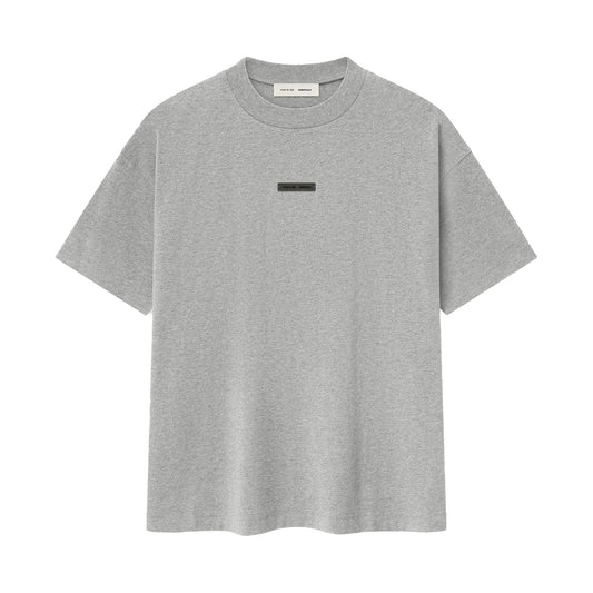 FEAR OF GOD ESSENTIALS CLASSIC T-SHIRT CONCRETE HEATHER