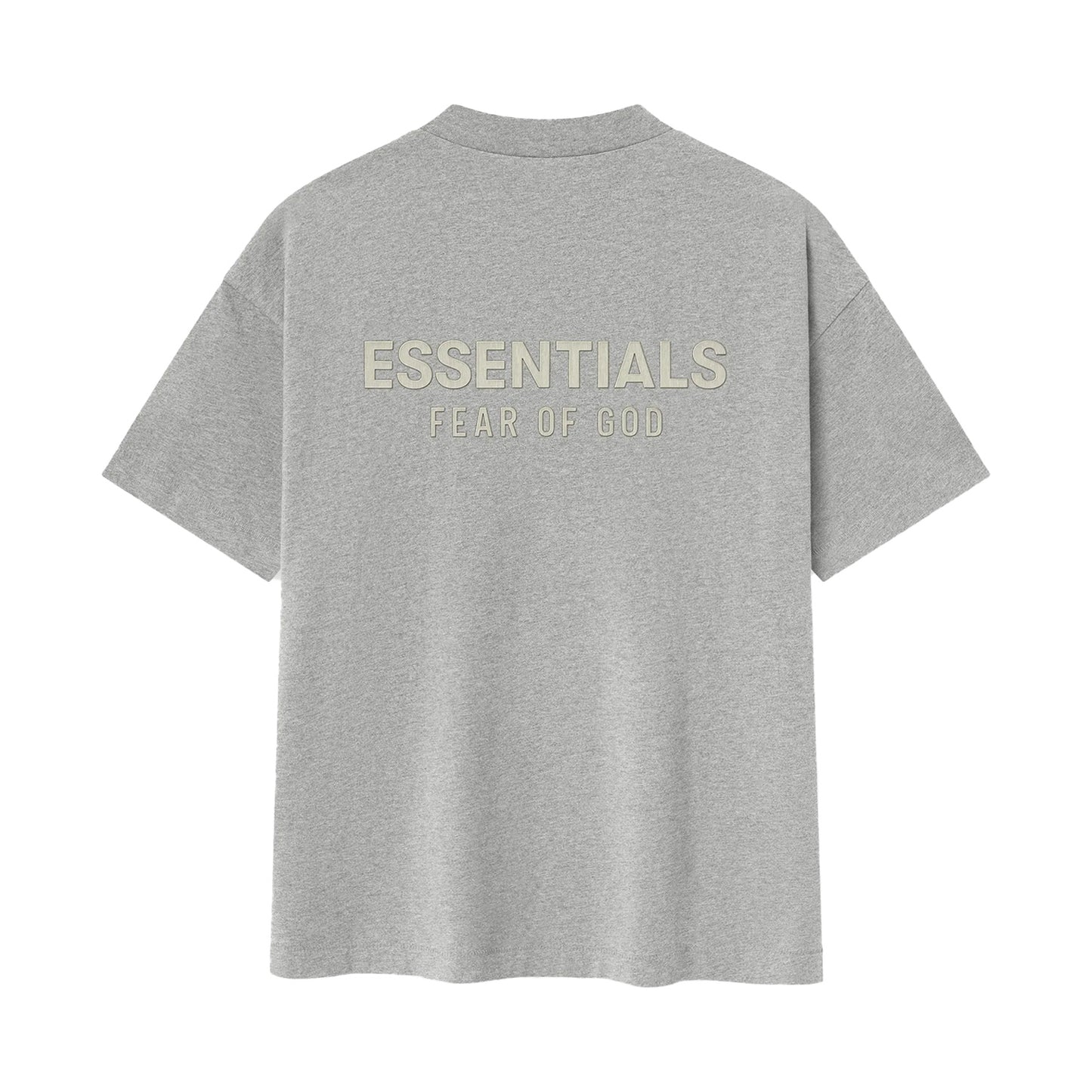 FEAR OF GOD ESSENTIALS CLASSIC T-SHIRT CONCRETE HEATHER