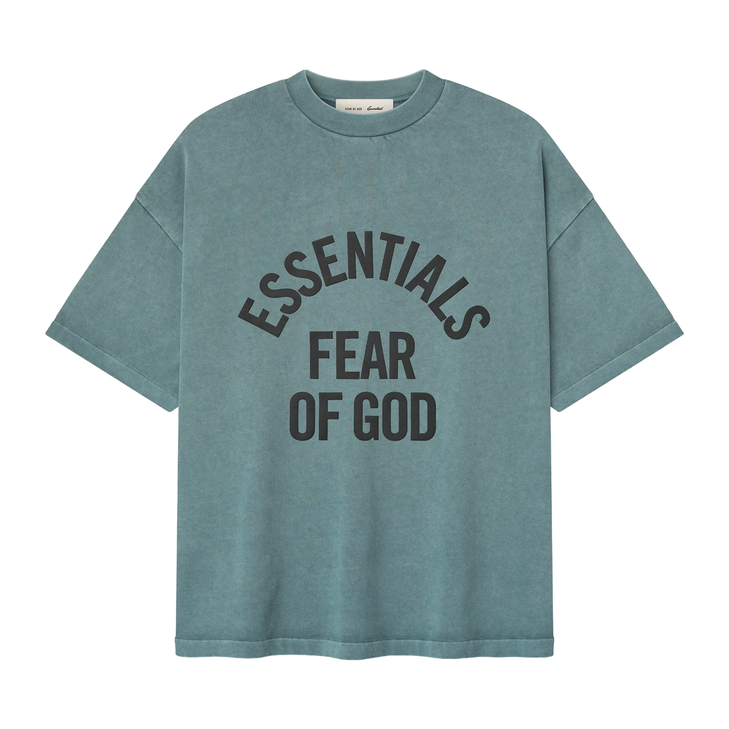 FEAR OF GOD ESSENTIALS CAMPUS 90'S SHORT SLEEVE TEE  FADED COASTAL
