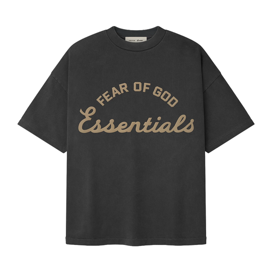 FEAR OF GOD ESSENTIALS TRAINING 90'S SHORT SLEEVE TEE FADED IRON GREY