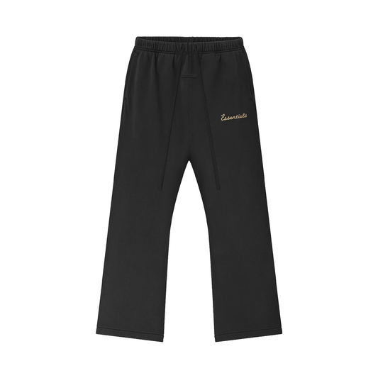 FEAR OF GOD ESSENTIALS TRAINING CLASSIC FIT FLARE SWEATPANT FADED BLACK
