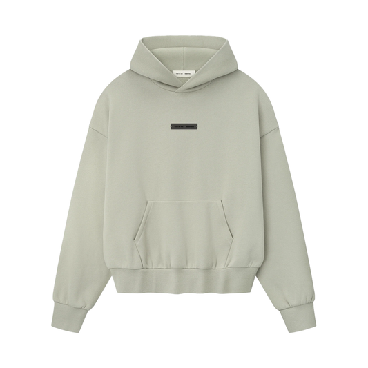 FEAR OF GOD ESSENTIALS CLASSIC FLEECE HOODIE ABBEY STONE