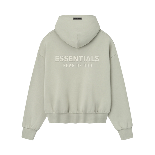 FEAR OF GOD ESSENTIALS CLASSIC FLEECE HOODIE ABBEY STONE