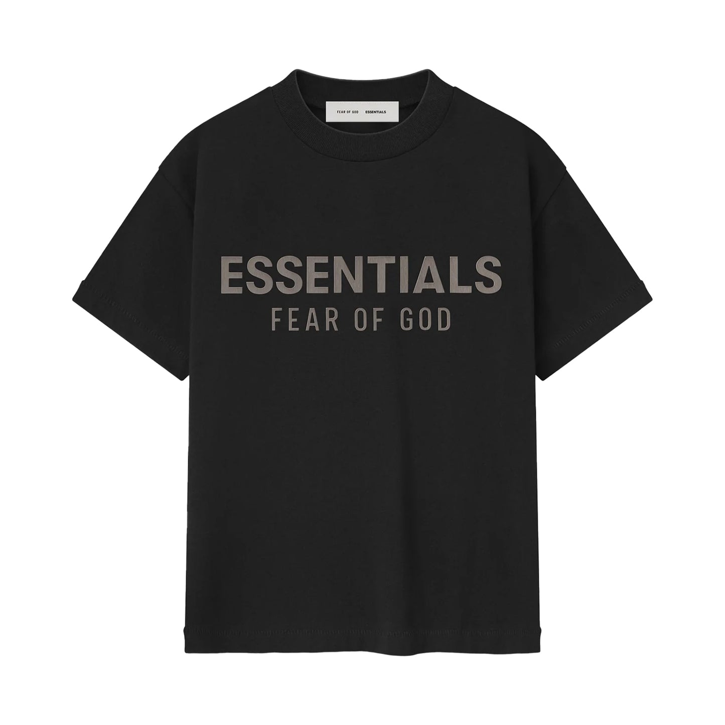 FEAR OF GOD ESSENTIALS KID'S CLASSIC FIT TEE JET BLACK