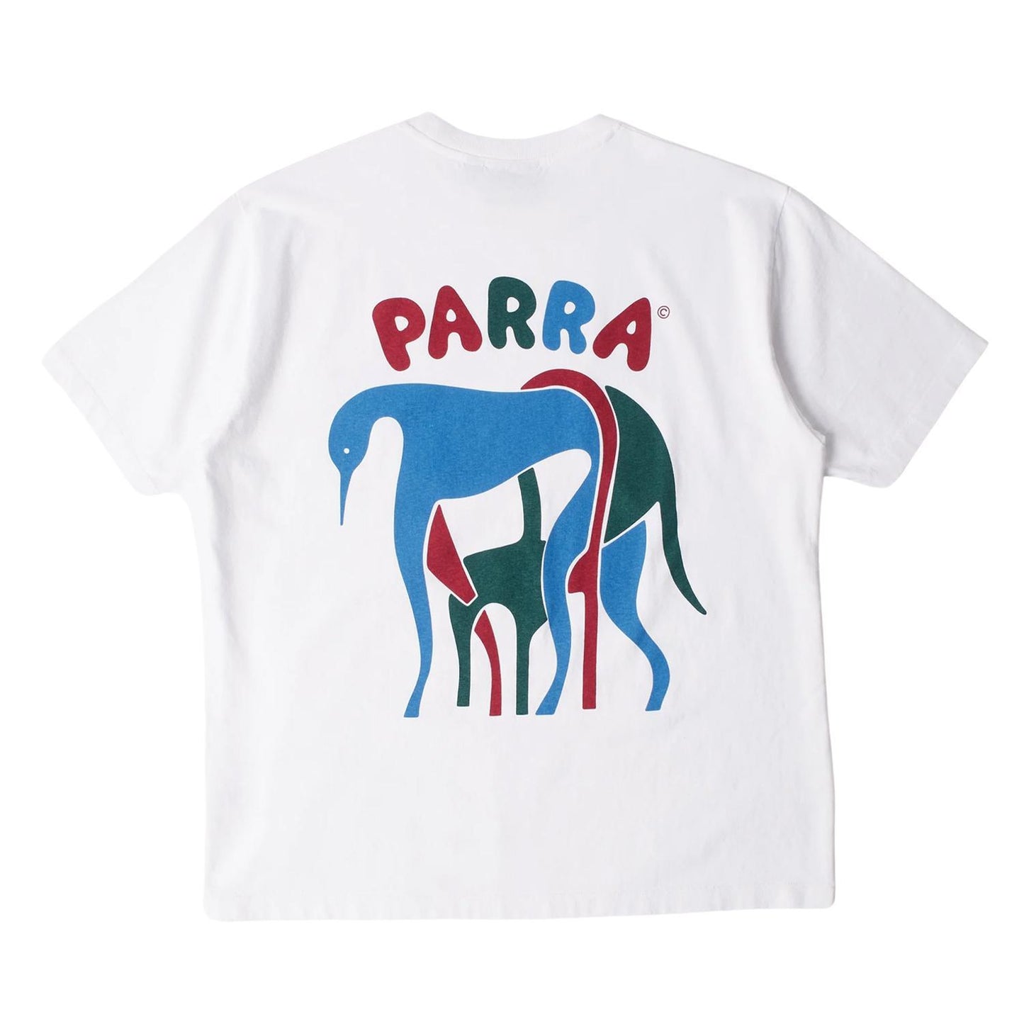 PARRA THIS DAMN CHAIR T SHIRT WHITE