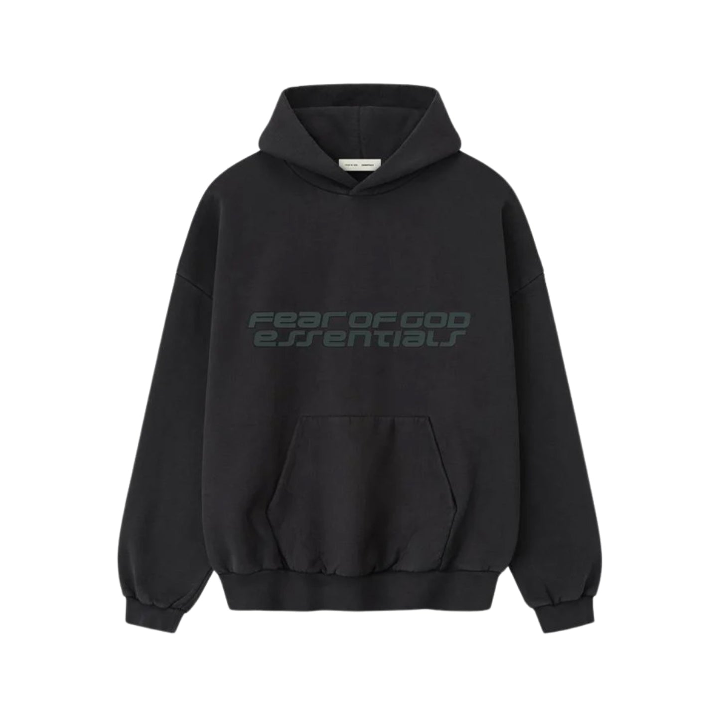 FEAR OF GOD HEAVY FLEECE 90S HOODIE VINTAGE BLACK