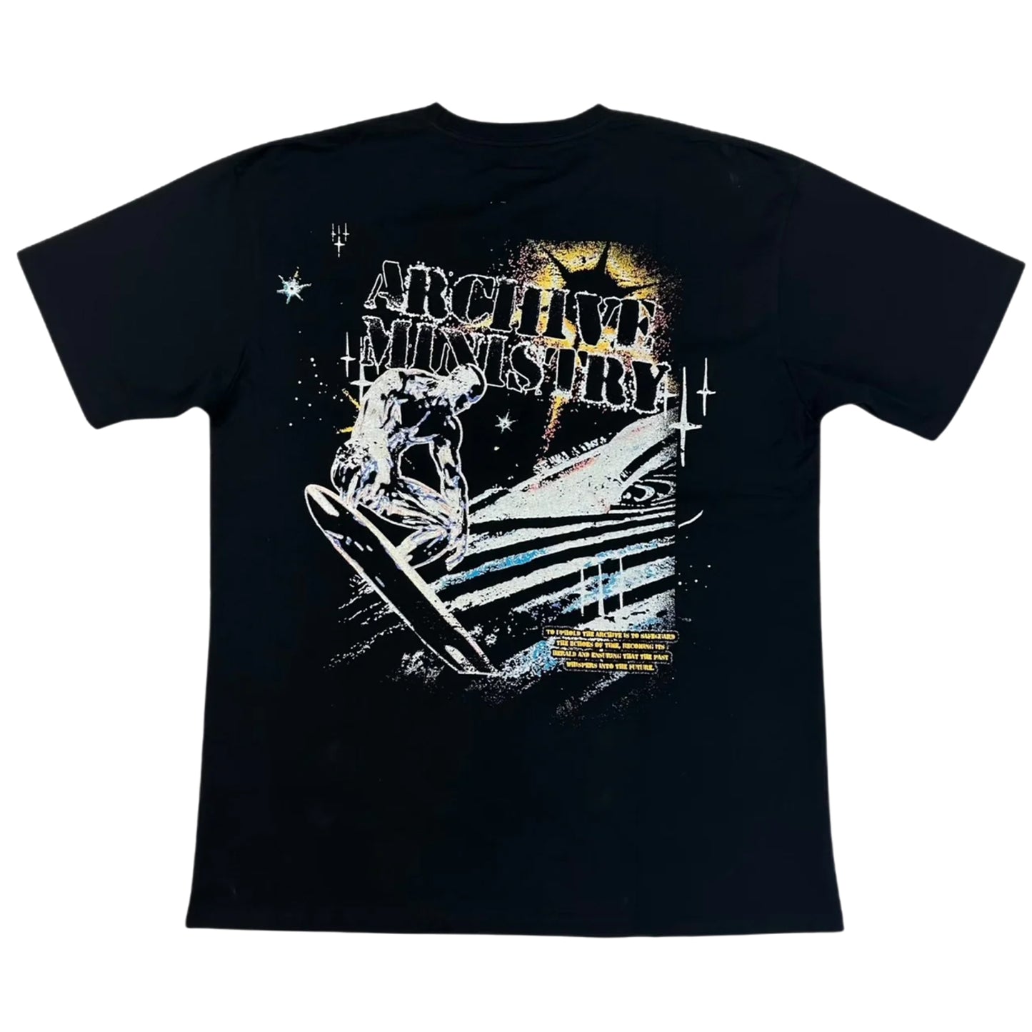 ARCHIVE MINISTRY TITANIUM TEE BLACK