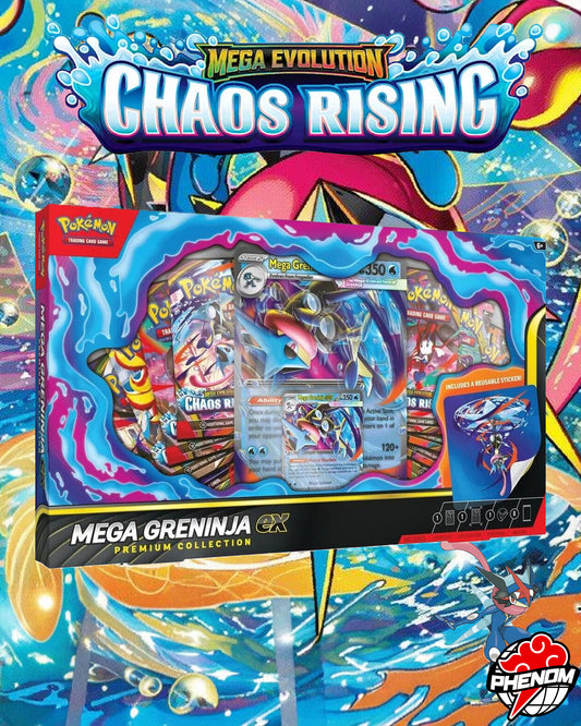 POKEMON TCG: MEGA GRENINJA EX PREMIUM COLLECTION