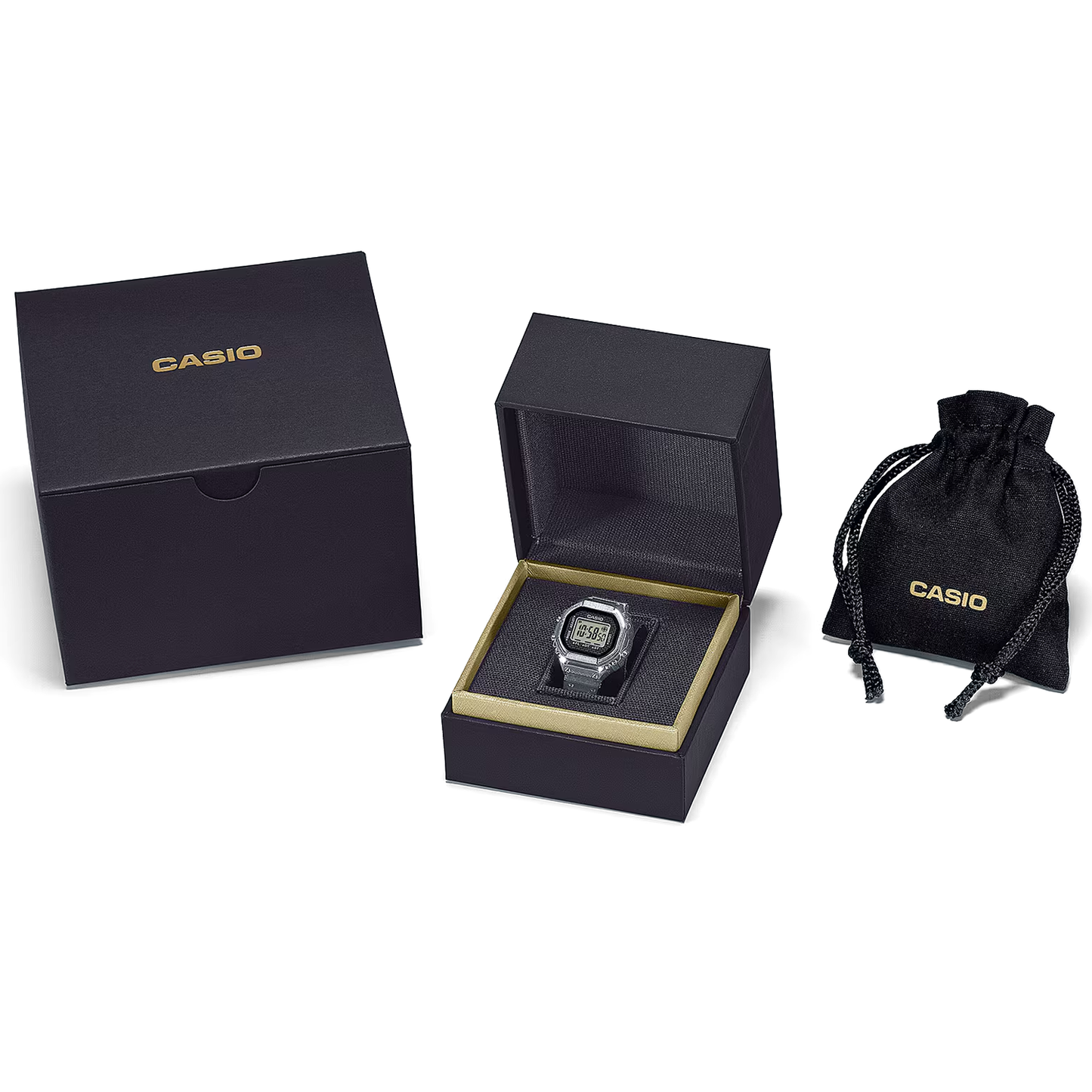 CASIO SILVER RING WATCH CRW001-1