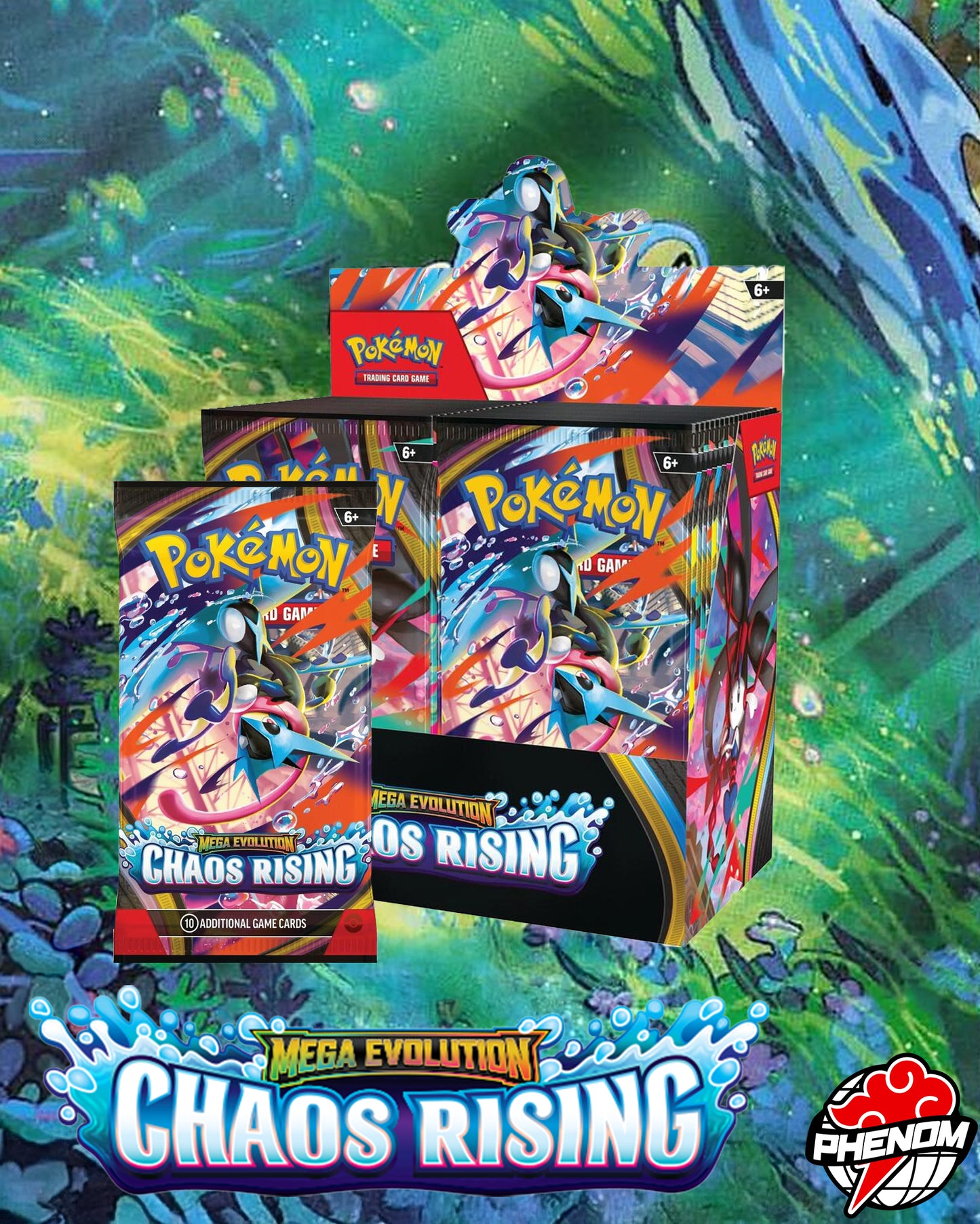 POKEMON TCG: CHAOS RISING BOOSTER BOX DISPLAY - ME04: CHAOS RISING (CRI)