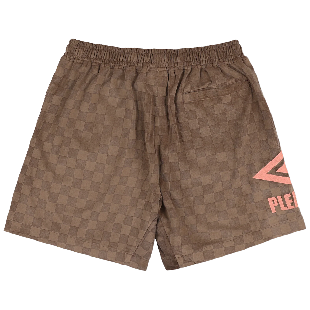 PLEASURES CLASSIC UMBRO SHORTS BROWN