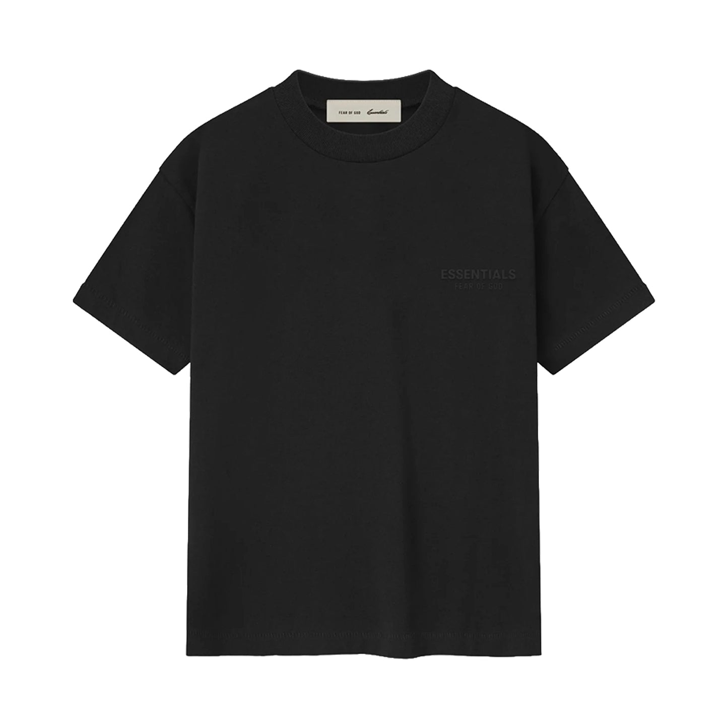 FEAR OF GOD ESSENTIALS KID'S CLASSIC SHORT SLEEVE TEE VINTAGE BLACK