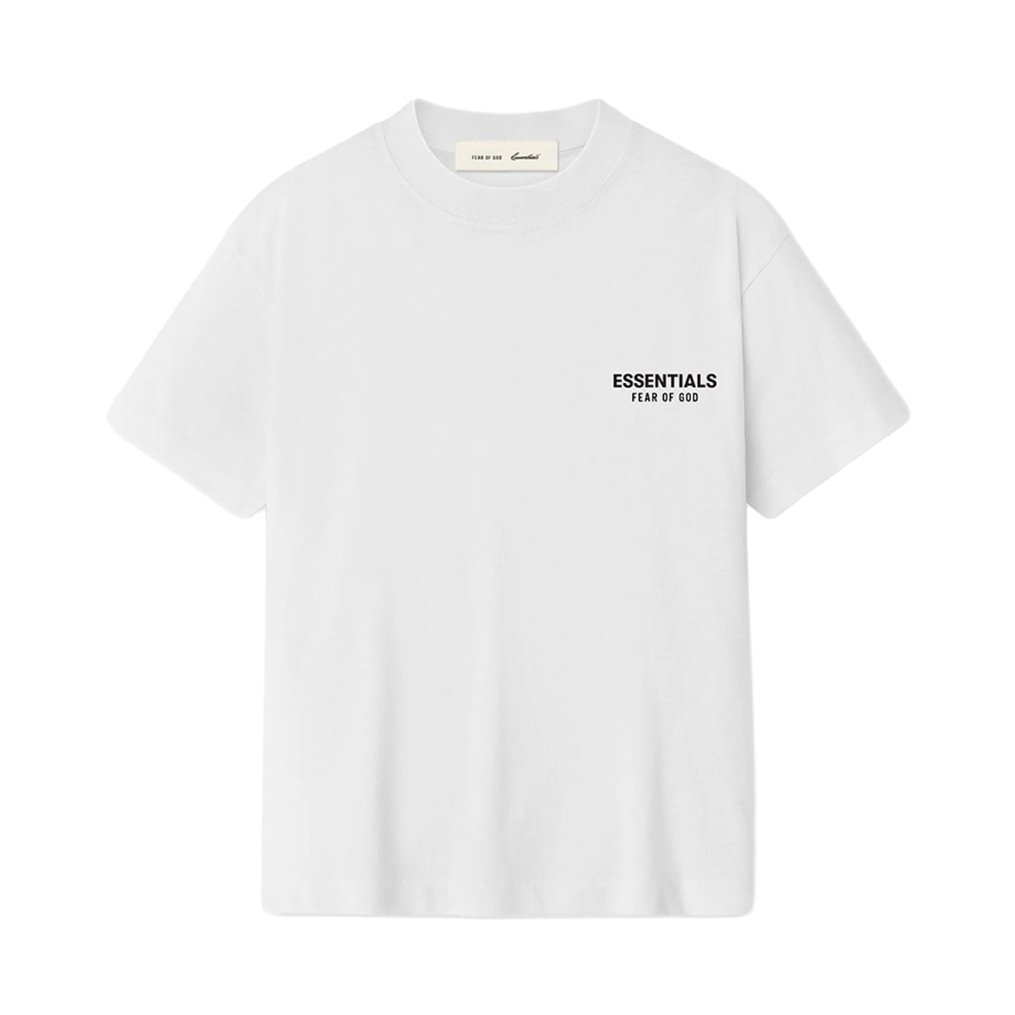 FEAR OF GOD ESSENTIALS KID'S CLASSIC SHORT SLEEVE TEE BRIGHT WHITE