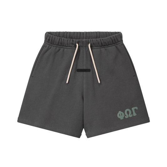 FEAR OF GOD ESSENTIALS KIDS CLASSIC SWEATSHORT IRON GREY