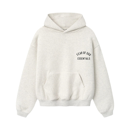 FEAR OF GOD ESSENTIALS KIDS CLASSIC HOODIE OATMEAL HEATHER