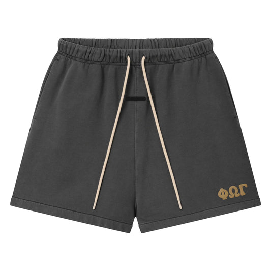 FEAR OF GOD ESSENTIAL CLASSIC SWEATSHORT WASHED IRON GREY