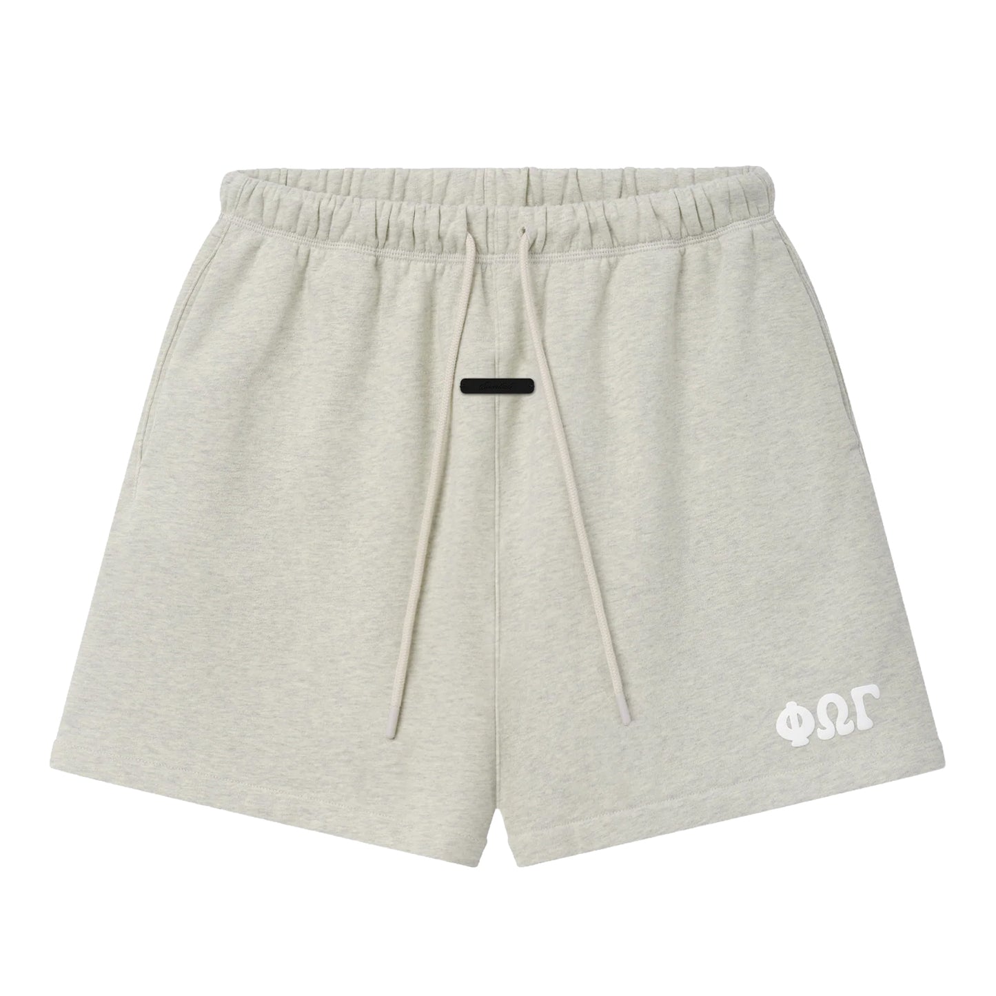 FEAR OF GOD ESSENTIAL CLASSIC SWEATSHORT WASHED VANILLA HEATHER