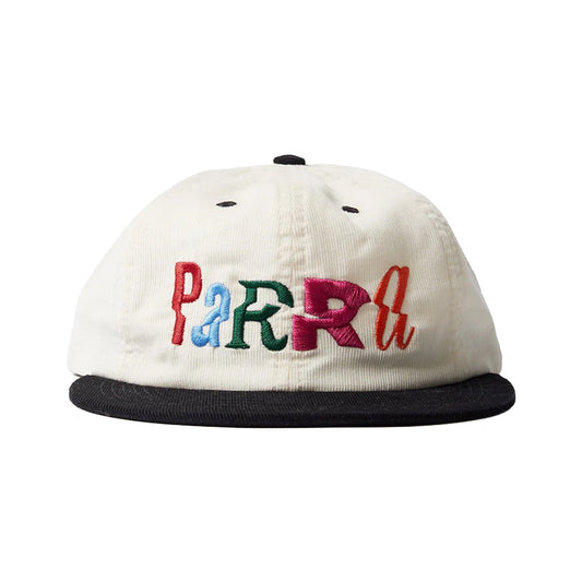 PARRA ERROR LOGO 6 PANEL HAT OFF WHITE
