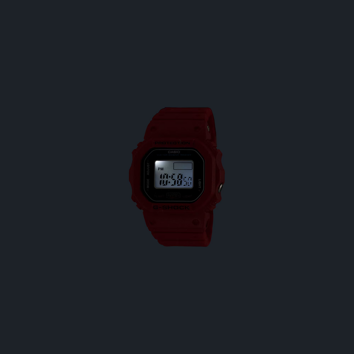 CASIO G-SHOCK NANO RING WATCH 5600 SERIES RED DWN5600-4