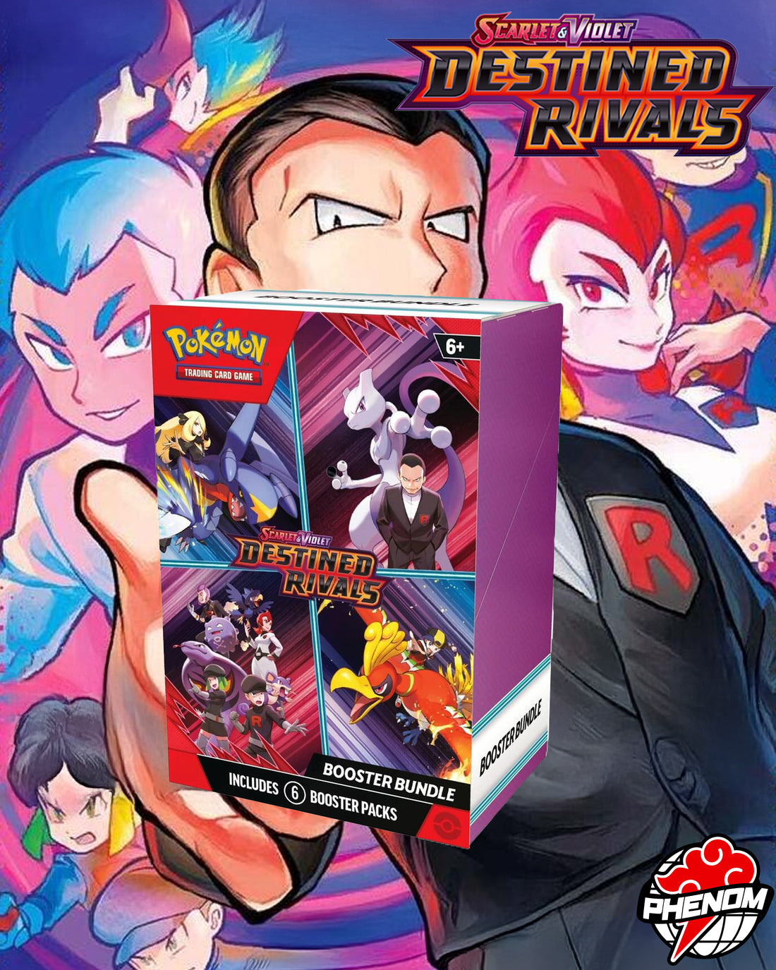 POKEMON TCG: DESTINED RIVALS BOOSTER BUNDLE - SV10:DESTINED RIVALS (DR ...