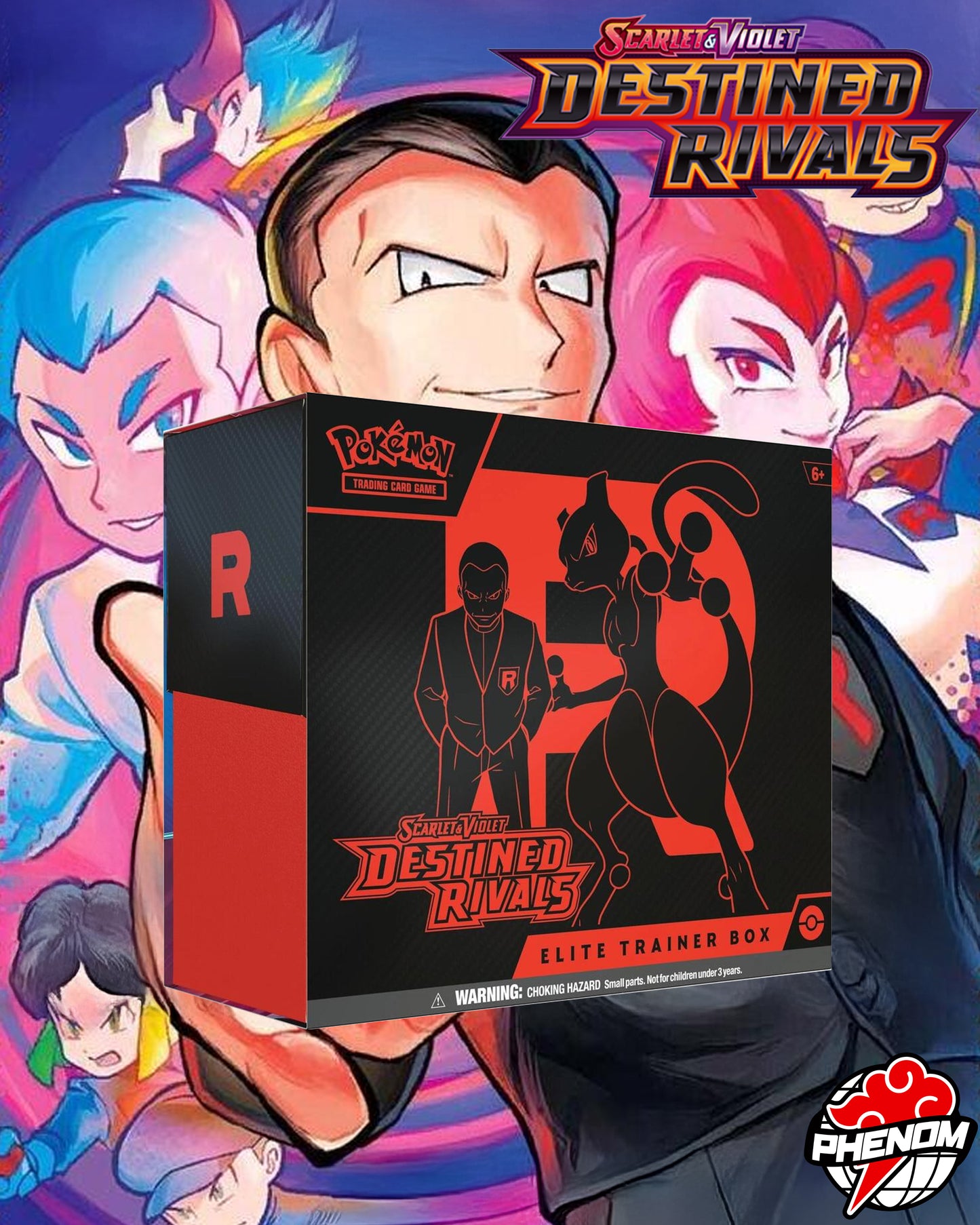 POKEMON TCG: DESTINED RIVALS ELITE TRAINER BOX - SV10:DESTINED RIVALS (DRI)